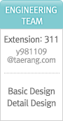 Engineering Team Extension:311 y981109@taerang.com Basic Design Detail Design